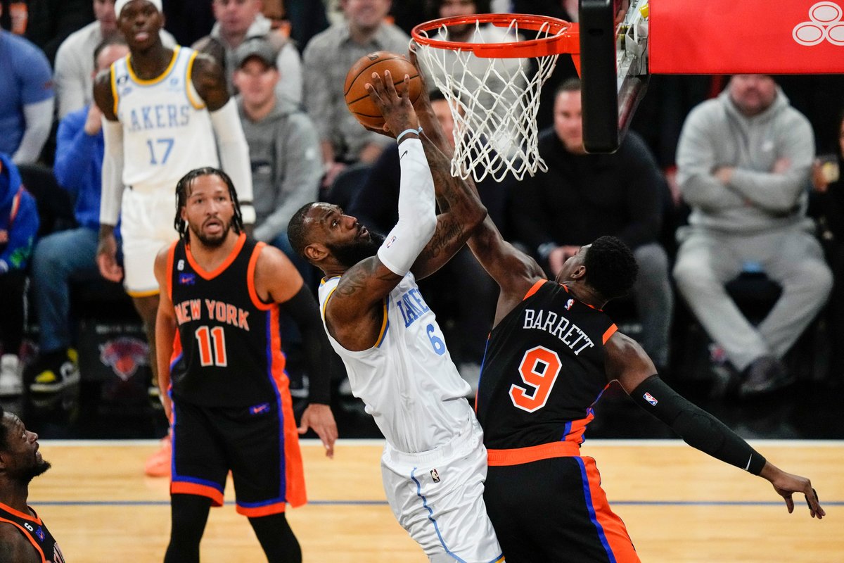 Star Player Stats Compared in Knicks Versus Lakers Rivalry